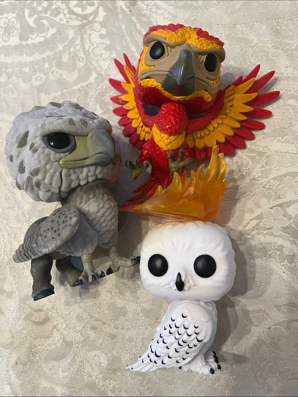 Funko Pop Harry Potter Trio Figures - Red, Gray & White in EUC